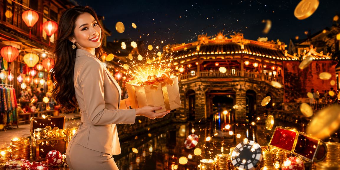 Không khí cá cược đêm tại chợ đêm Hội An